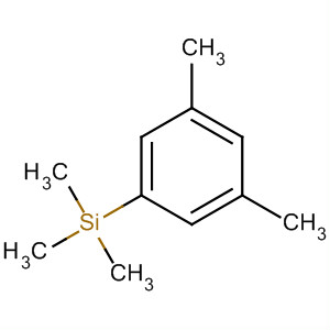 Structure of Silane, (3,5-dimethylphenyl)trimethyl-