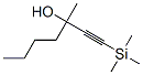 Structure of 3-Methyl-1-(trimethylsilyl)-1-heptyn-3-ol