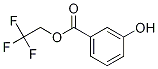 Structure of Benzoic acid, 3-hydroxy-, 2,2,2-trifluoroethyl ester
