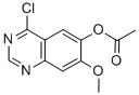 Chemical structure of 4-Chloro-6-acetoxy-7-methoxyquinazoline hydrochloride