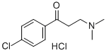 1-(4-氯苯基)-3-二甲胺基-1-丙酮盐酸盐结构式