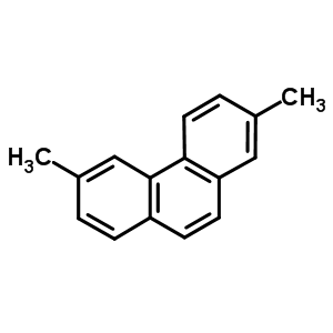 Structure of Phenanthrene, 2,6-dimethyl
