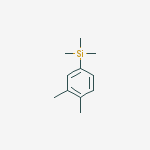 Structure of 1-(Trimethylsilyl)-3,4-dimethylbenzene
