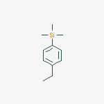 Structure of (4-Ethylphenyl)(trimethyl)silane