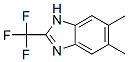 2-(Trifluoromethyl)-5,6-dimethyl-1H-benzimidazole结构式