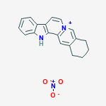 Structure of SEMPERVIRINE NITRATE DIHYDRATE