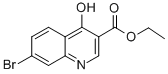 7-溴-4-羟基喹啉-3-甲酸乙酯结构式