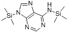 Structure of N-6,9-BIS(TRIMETHYLSILYL)ADENINE