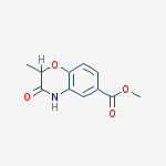 Structure of Methyl 2-methyl-3-oxo-4h-1,4-benzoxazine-6-carboxylate