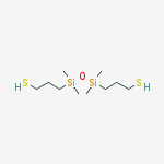 Structure of 3,3-[(1,1,3,3-Tetramethyl-1,3-propanedisiloxanediyl)]bis(1-propanethiol)