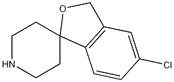 Structure of 5-chloro-3H-spiro[isobenzofuran-1,4'-piperidine]