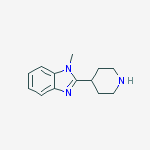 Structure of 1-Methyl-2-piperidin-4-yl-1H-benzoimidazole