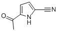 Structure of 1H-Pyrrole-2-carbonitrile,5-acetyl-