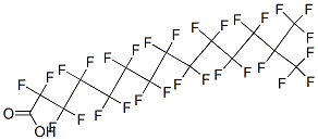 hexacosafluoro-13-(trifluoromethyl)tetradecanoic acid结构式