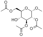 Methyl α-D-Glucopyranoside 2,3,6-Triacetate结构式