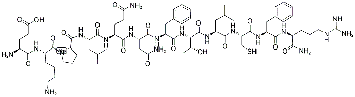 Structure of AMYLOID P COMPONENT (27-38) AMIDE