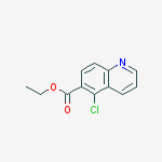 Structure of ethyl 5-chloro-6-quinolinecarboxylate