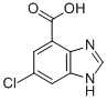 6-氯苯并咪唑-4-羧酸结构式