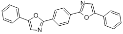Structure of 1,4-bis-2(5-phenyloxazoyl)benzene