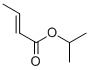 Structure of (E)-2-Butenoic acid isopropyl ester