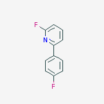 2-fluoro-6-(4-fluorophenyl)pyridine结构式