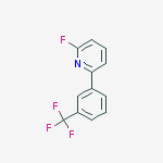 2-fluoro-6-(3-(trifluoroMethyl)phenyl)pyridine结构式