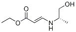 (S,E)-ethyl 3-(1-hydroxypropan-2-ylamino)acrylate结构式