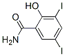 3,5-Diiodo-2-hydroxybenzamide结构式