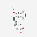 Structure of (2E,4E,6Z)-3-Methyl-7-(5,6,7,8-tetrahydro-5,5,8,8-tetramethyl-3-propoxy-3-naphthalenyl)-2,4,6-octatrienoicacid