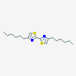 Structure of 4,4'-Dihexyl-2,2'-bithiazole