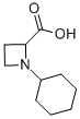 Structure of 1-CYCLOHEXYL-2-AZETIDINECARBOXYLIC ACID