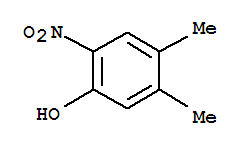 Chemical structure of 4,5-dimethyl-2-nitrophenol