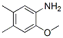 Structure of Benzenamine,  2-methoxy-4,5-dimethyl-