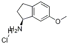 Structure of (S)-6-METHOXY-2,3-DIHYDRO-1H-INDEN-1-AMINE-HCl