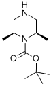 1-BOC-(2S,6R)-2,6-二甲基哌嗪结构式