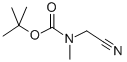 Structure of 2-(N-BOC-METHYLAMINO)ACETONITRILE