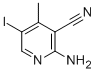 Structure of 2-Amino-5-iodo-4-methylpyridine-3-carbonitrile