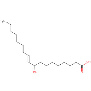 Structure of 10,12-Octadecadienoic acid, 9-hydroxy-, (9S,10E,12E)-