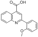 Structure of 2-(2-METHOXY-PHENYL)-QUINOLINE-4-CARBOXYLIC ACID