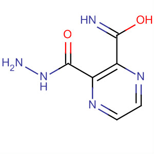 Structure of Pyrazinecarboximidic acid, hydrazide