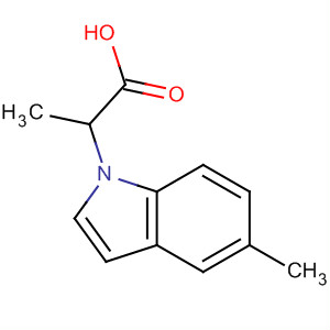Chemical structure of 1H-Indole-1-propanoic acid, 5-methyl-