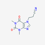 Structure of 1,3-Dimethyl-1,2,3,6-tetrahydro-2,6-dioxo-7H-purine-7-propanenitrile