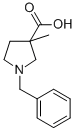 Structure of 1-BENZYL-3-METHYL-PYRROLIDINE-3-CARBOXYLIC ACID