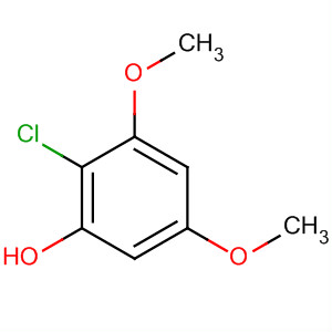 Structure of Phenol, 2-chloro-3,5-dimethoxy-