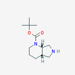 Structure of (4As,7as)-tert-butyl octahydropyrrolo[3,4-b]pyridine-1-carboxylate