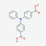 Structure of 4,4'-(phenylazanediyl)dibenzoic acid