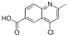 Structure of 4-CHLORO-2-METHYLQUINOLINE-6-CARBOXYLIC ACID