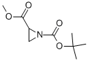 Structure of (rac)-Aziridine-1,2-dicarboxylic acid 1-tertbutyl ester 2-methyl ester