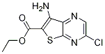 Structure of ethyl 7-amino-3-chloro-thieno[2,3-b]pyrazine-6-carboxylate