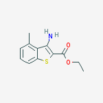 Structure of Ethyl 3-amino-4-methylbenzo[b]thiophene-2-carboxylate